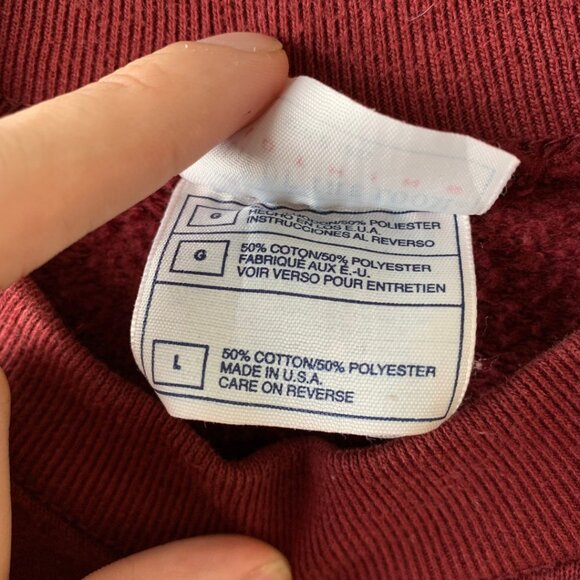 Vintage Fruit of the Loom Grandkids Gingerbread Sweatshirt L Made in USA - Picture 5 of 6